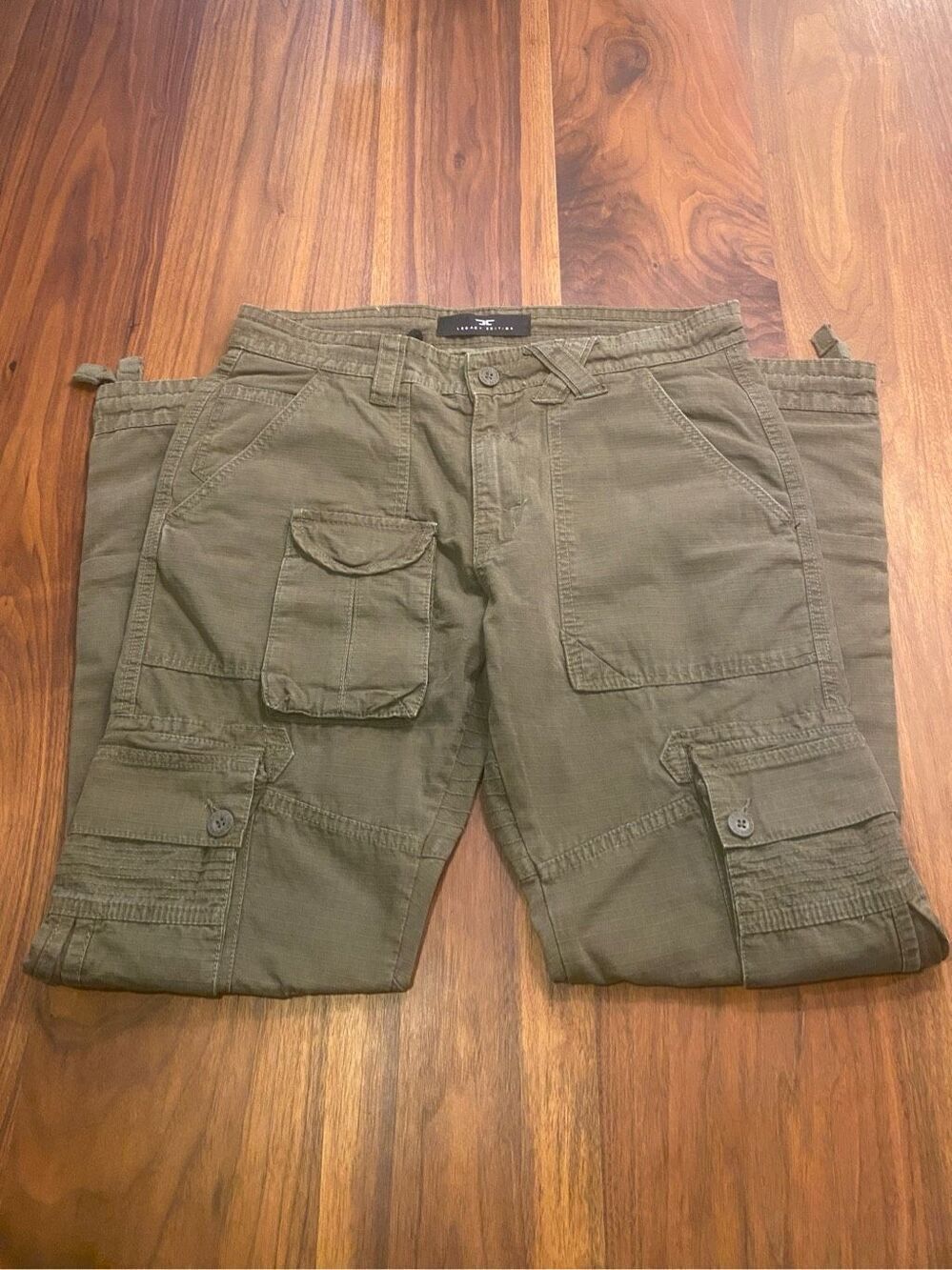 Jordan Craig Men's Army Green Mid-Rise Legacy Edition Cargo Pants Size 32/32